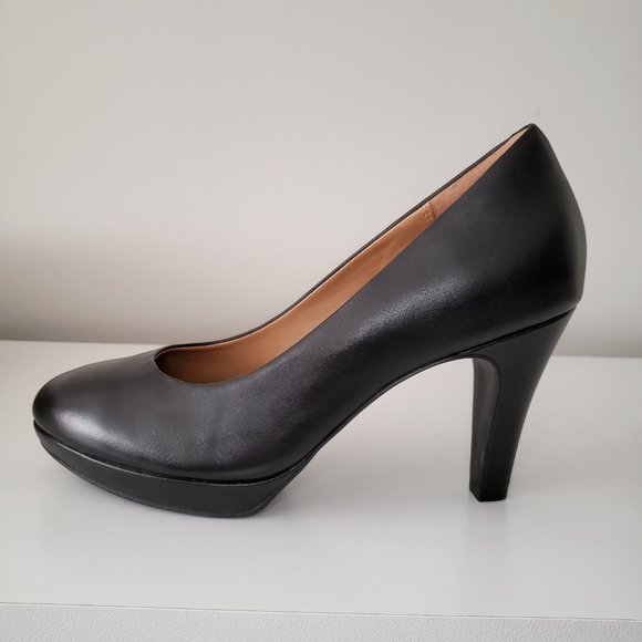 Clarks  Brier Dolly - Black leather pumps NIB 6M - Picture 4 of 13
